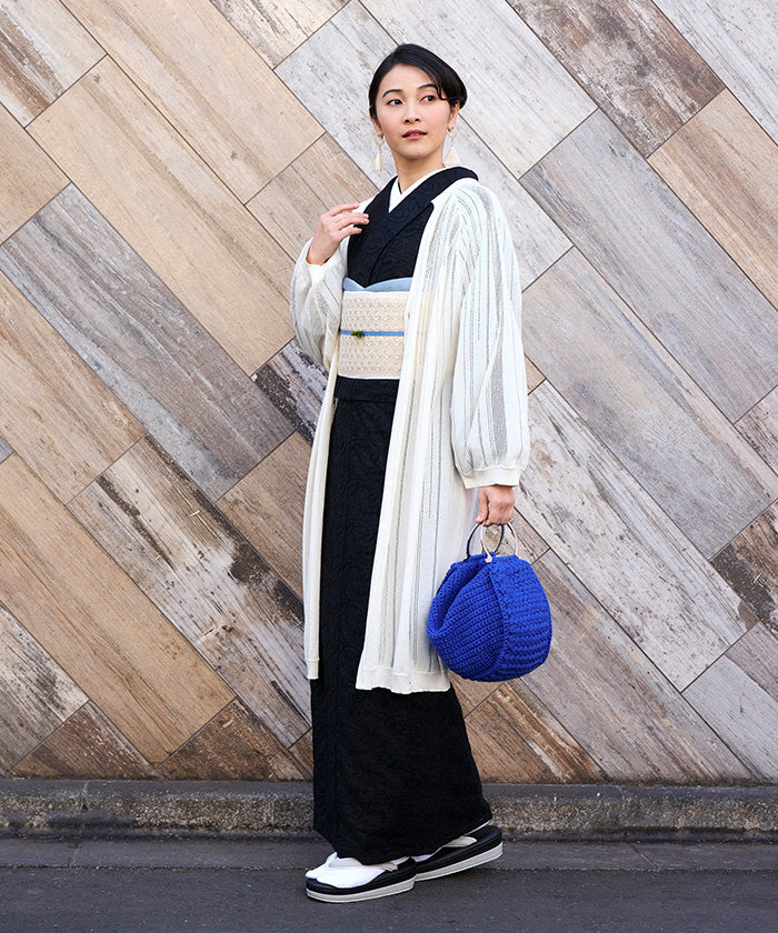 SAWA TAKAI/20AW/string カーディガン/FREE/ウール/ORN/ストライプ sawa takai＞20AW｜ビームス ウィメン 原宿｜BEAMS