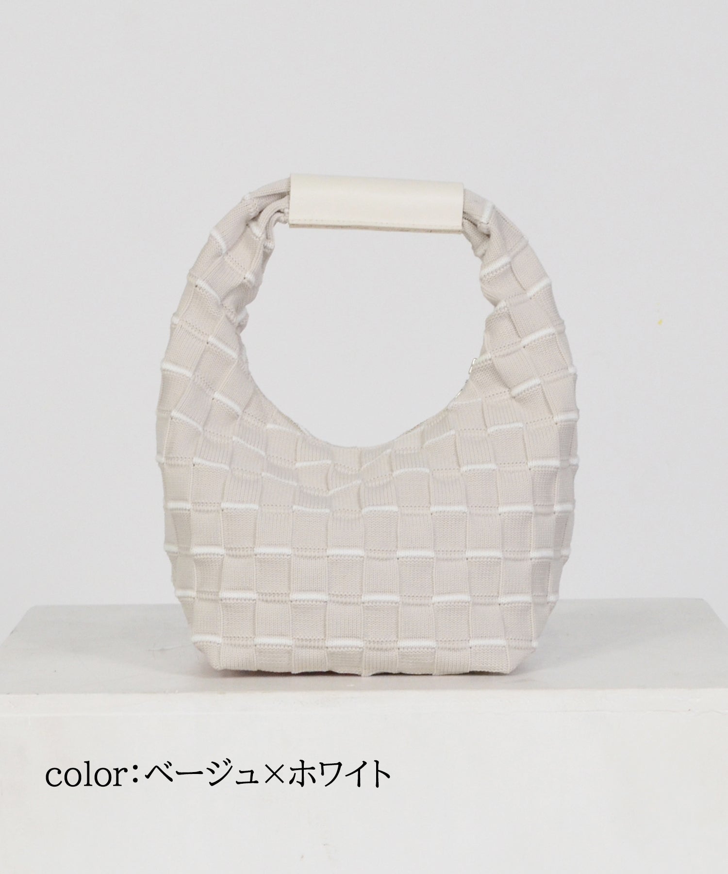 完売カラー！！【YOUTOWA】フォレストニット・ハンドルクラッチバッグ YOUTOWA（ユウトワ）】フォレストニット・ハンドルクラッチバッグ